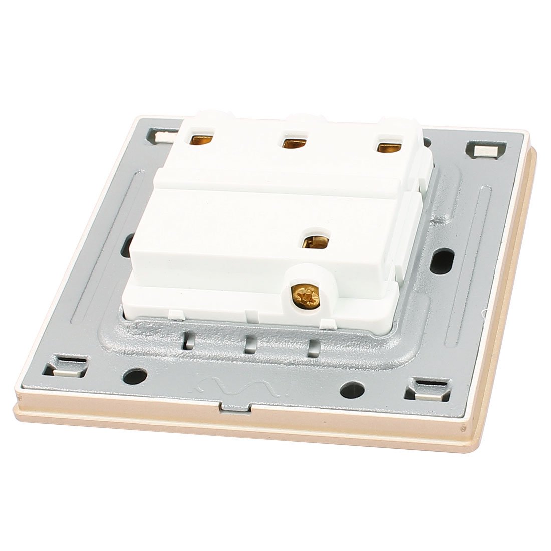 Interruptores de Pared AC 250V 10A 3 Gang 1 Way On/Off Montaje en Pared Retardante de Llama interruptores de luz de PC Interruptor Dorado