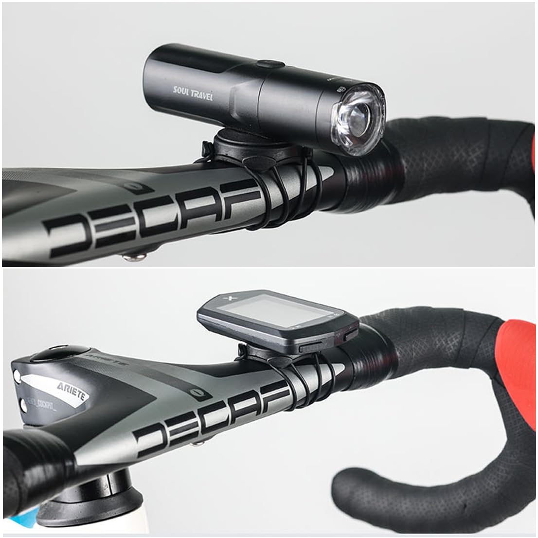 Supporto Bici Garmin GPS, 2 Pcs Compatibile con Garmin Edge 130 200 500 510 520 530 800 810 1000 iGPSPORT