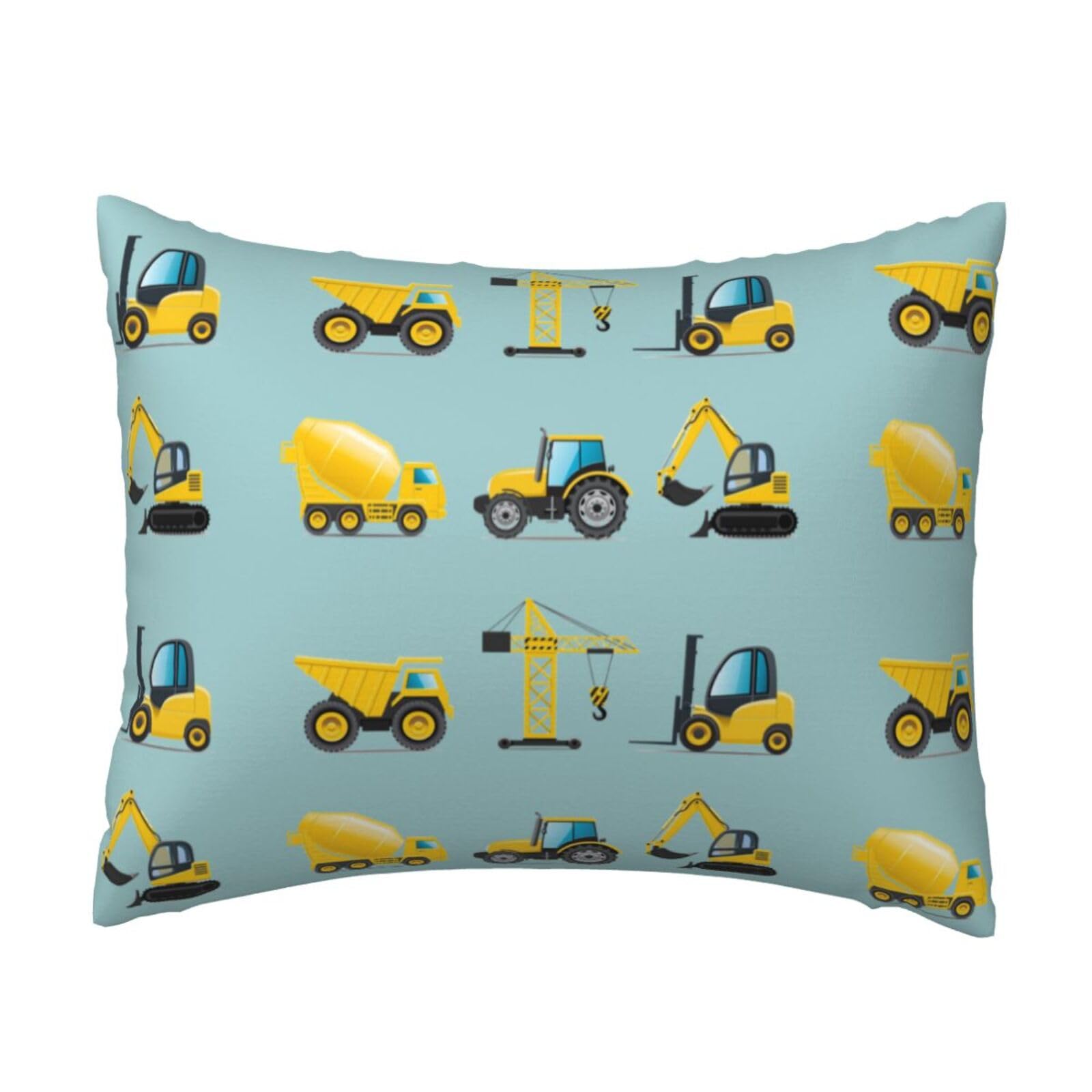 GSGCSBYMLG Cartoon Heavy Machinery Truck printed Pillow Case 20x26in Cushion Cover