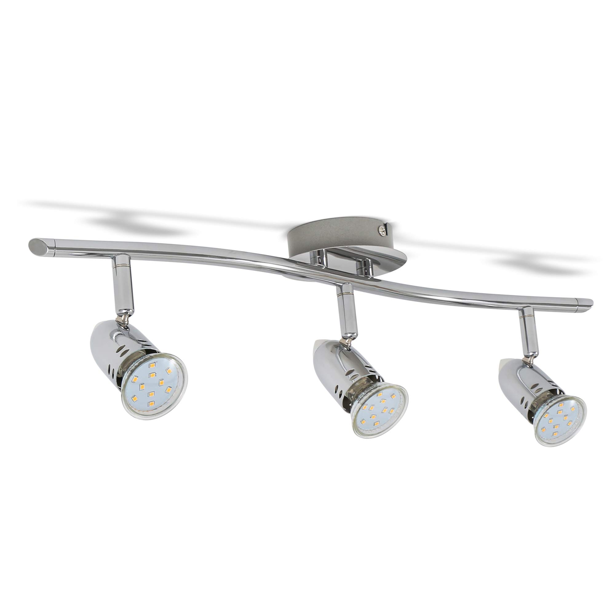 TaFiCo Plafonnier Led 2 Spots Orientables - Spots De Plafond GX53