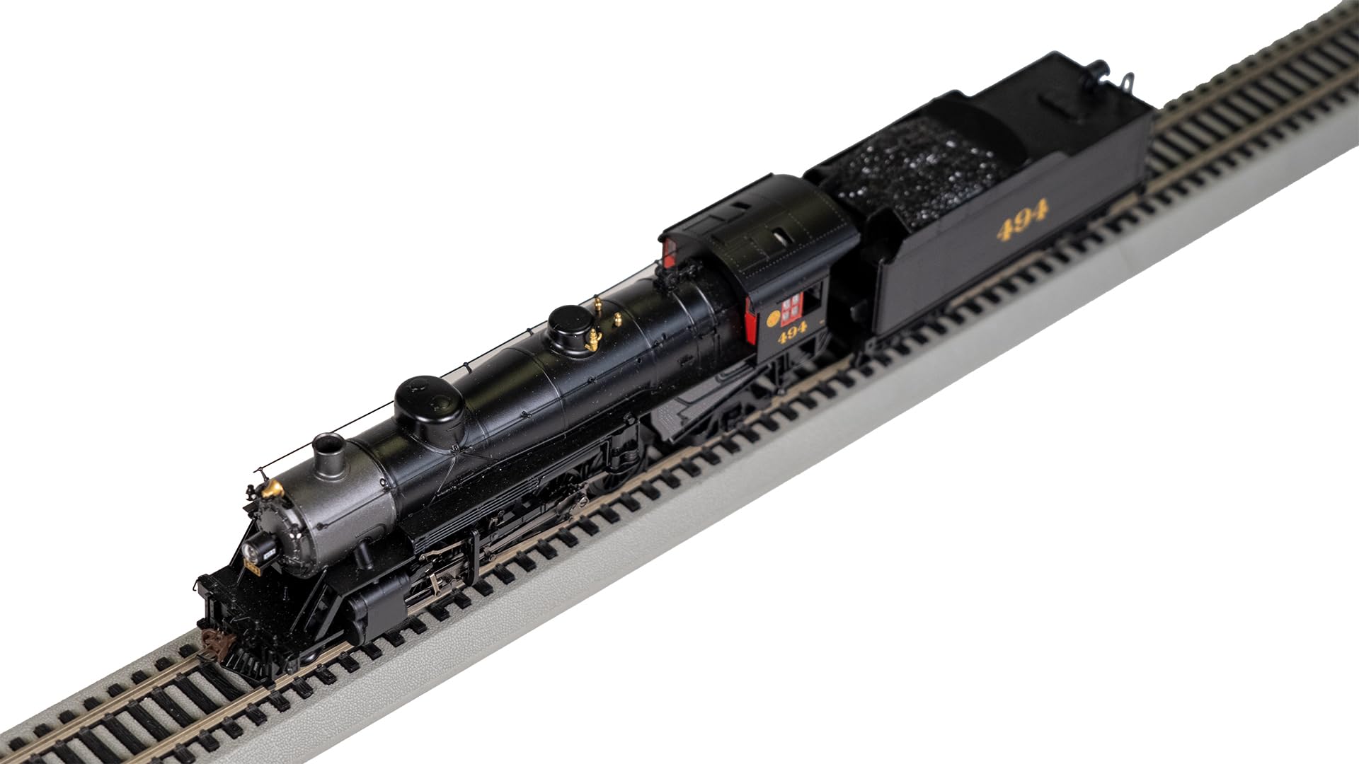 Bachmann Trains - Locomotora USRA Light 2-8-2 DCC Ready - Seaboard #494 con tierno medio - Escala HO