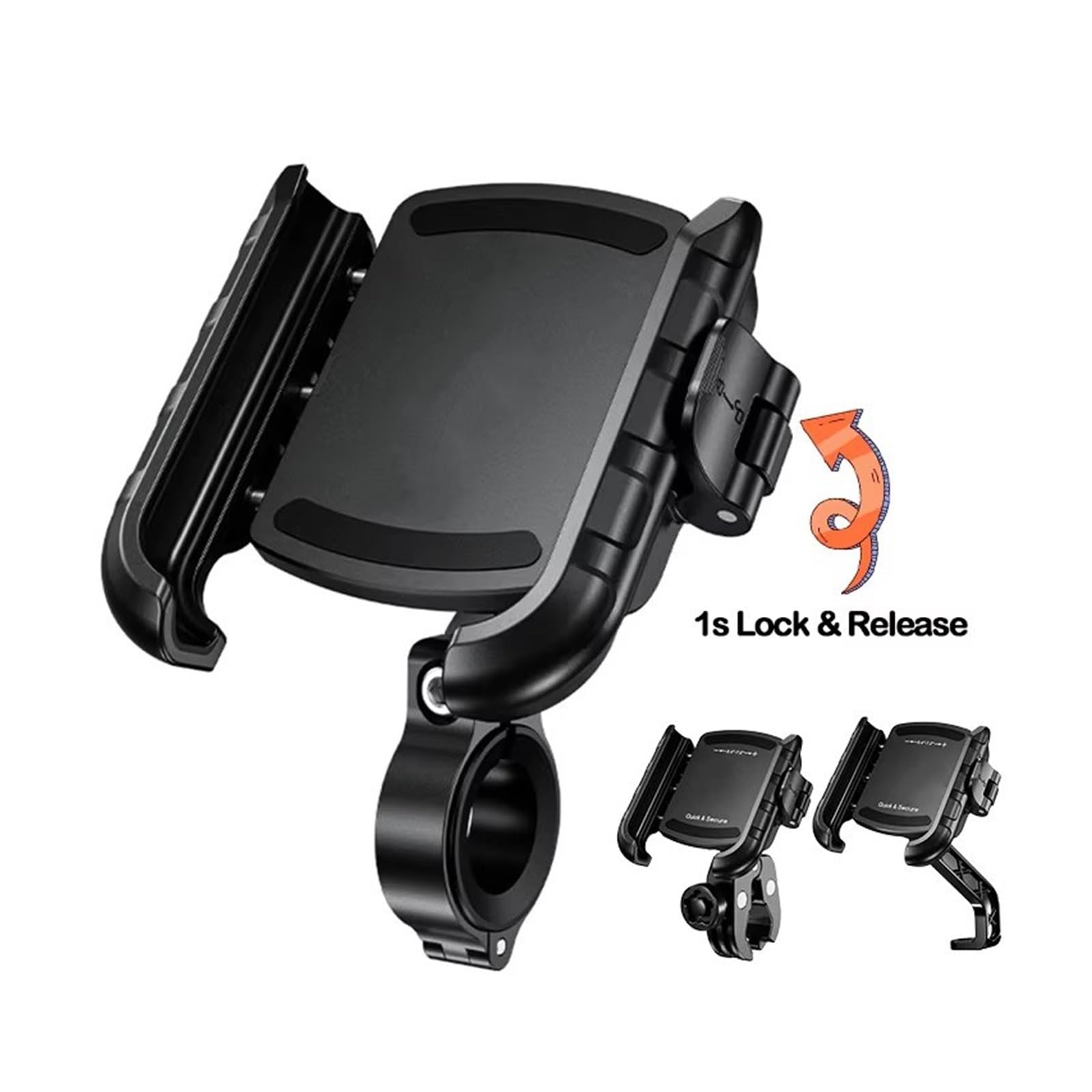 Generico Porta Telefono Moto Supporto Telefono Scooter Bicicletta ATV Moto Supporto Navigatore GPS