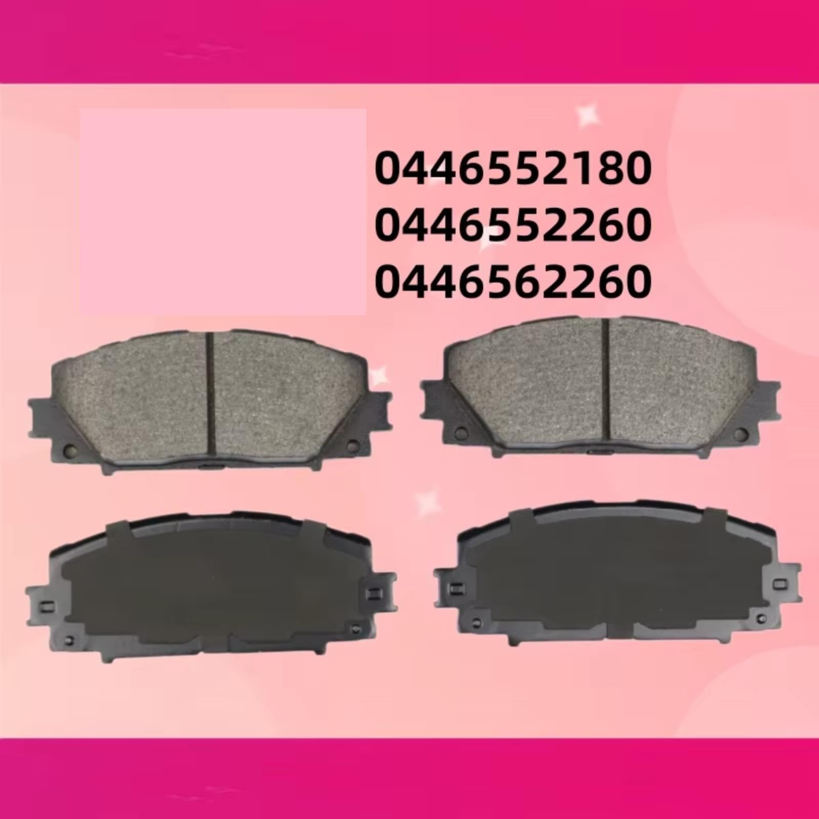 Pastillas Freno Delanteras Para Toyota Para Prius 2015-2022 Para Vios