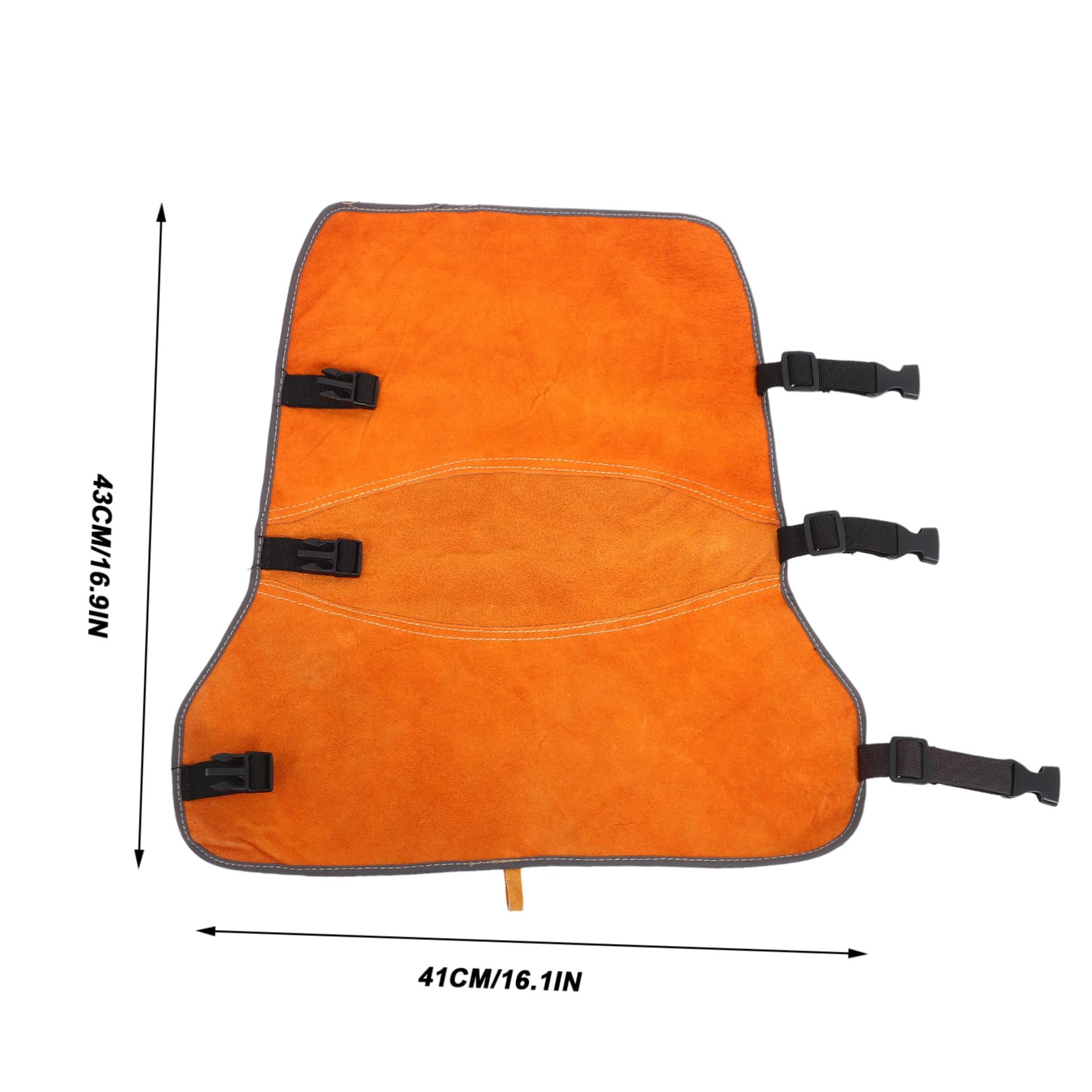 NULYLU 1 Pair Welding Knee Pads Household Work Kneepad Welding Leg Protector Welding Spat Welding Leg Cover Knee Brace Anti-scald Leg Covers Yellow Beef Split Skin