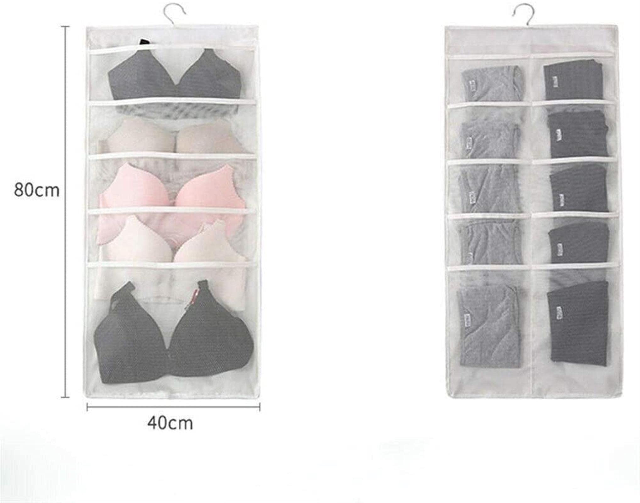 Hängende Tasche Organizer Tür Hängende Wand Organizer Socke BH Unterwäsche Rack Organizer 15/30 Tasche Schrank Aufbewahrung Hängen Organisieren