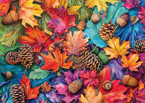 Ravensburger Autumn Riches 500 Piece Jigsaw Puzzle | Premium Quality Made in Europe | FSC Certified Materials