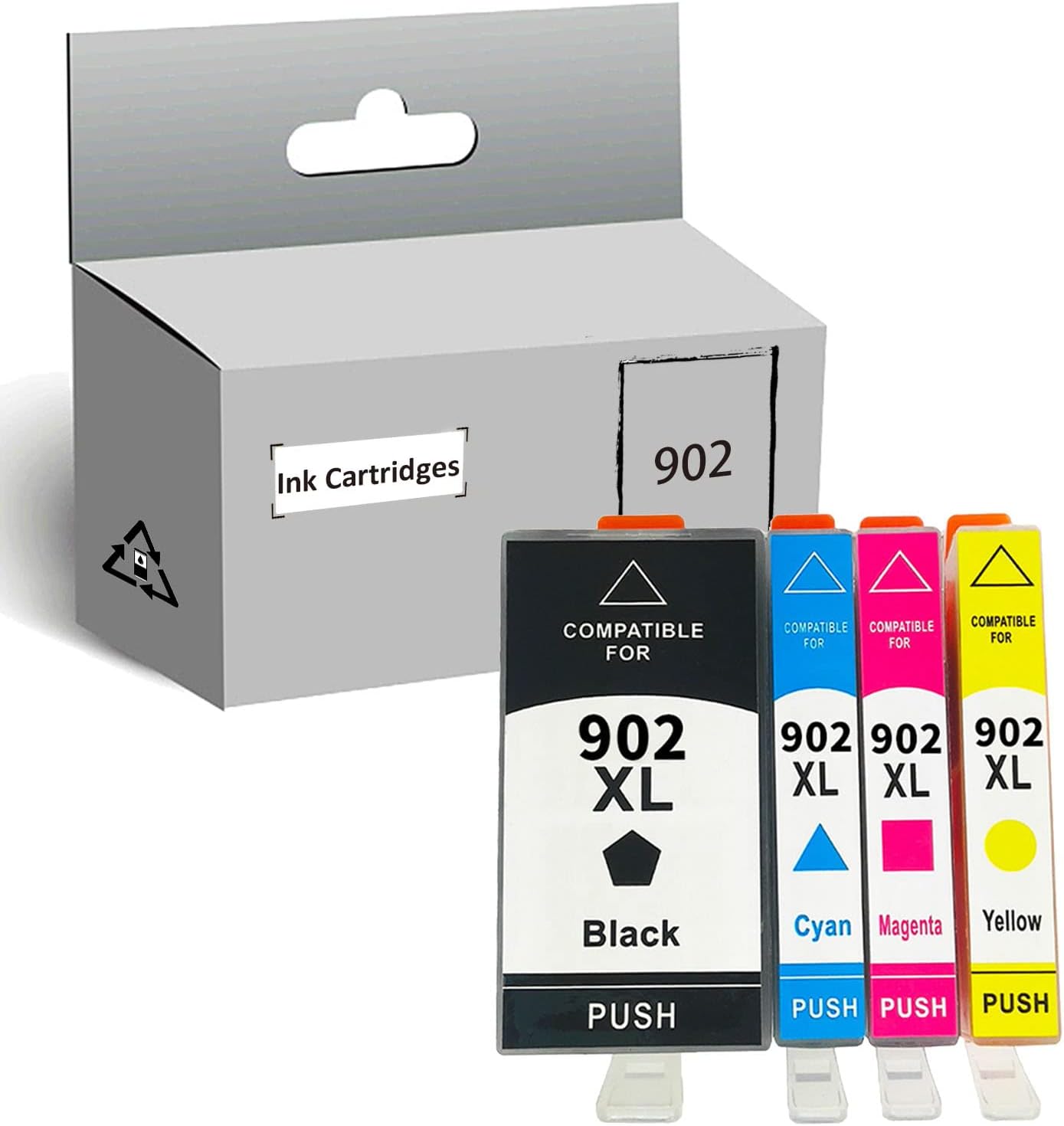 902 Ink Cartridge Replacement for HP 902 XL Used for HP