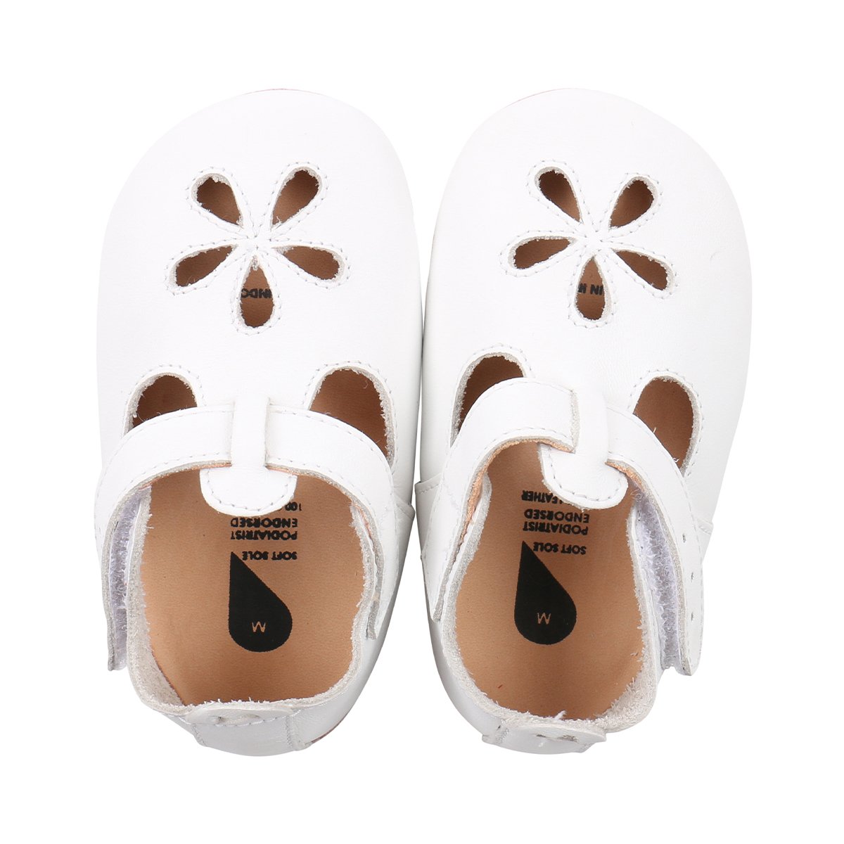 Bobux Uniseks - dzieci Sandale Weißtyp slipper.