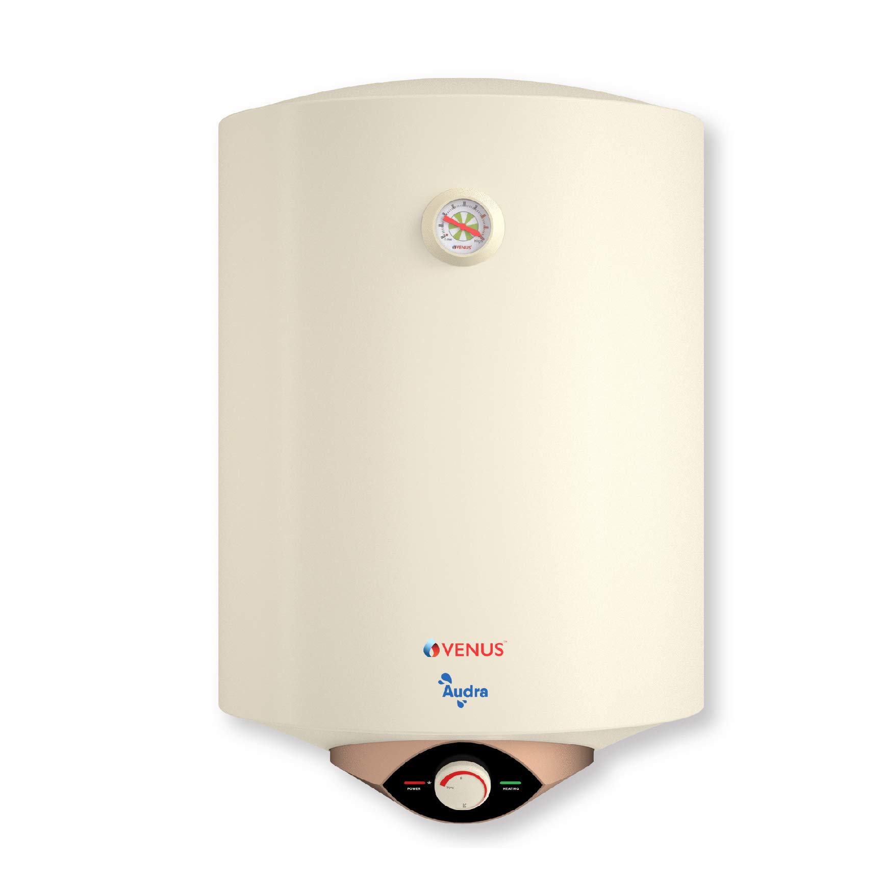 VENUS Audra 25AV 25-Litre (Ivory) Water Heater, Porcelain Enamelled Glass  Lined Tank, BEE Star Rating - 5 Stars:ISI, Free Flexible Hose : Amazon.in:  Health u0026 Personal Care