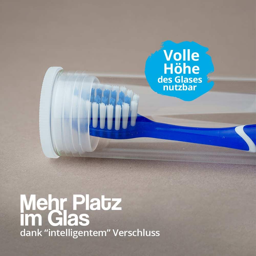 Tuuters Glas Reagenzglas mit Verschluss 25 Stück - 250 x Ø30mm Glasröhrchen | Reagenzgläser mit Deckel, luftdicht, ca. 150ml, 25cm hoch, 3cm breit, für Salz, Gewürze, Vanille, Kräuter, Tee aufbewahren