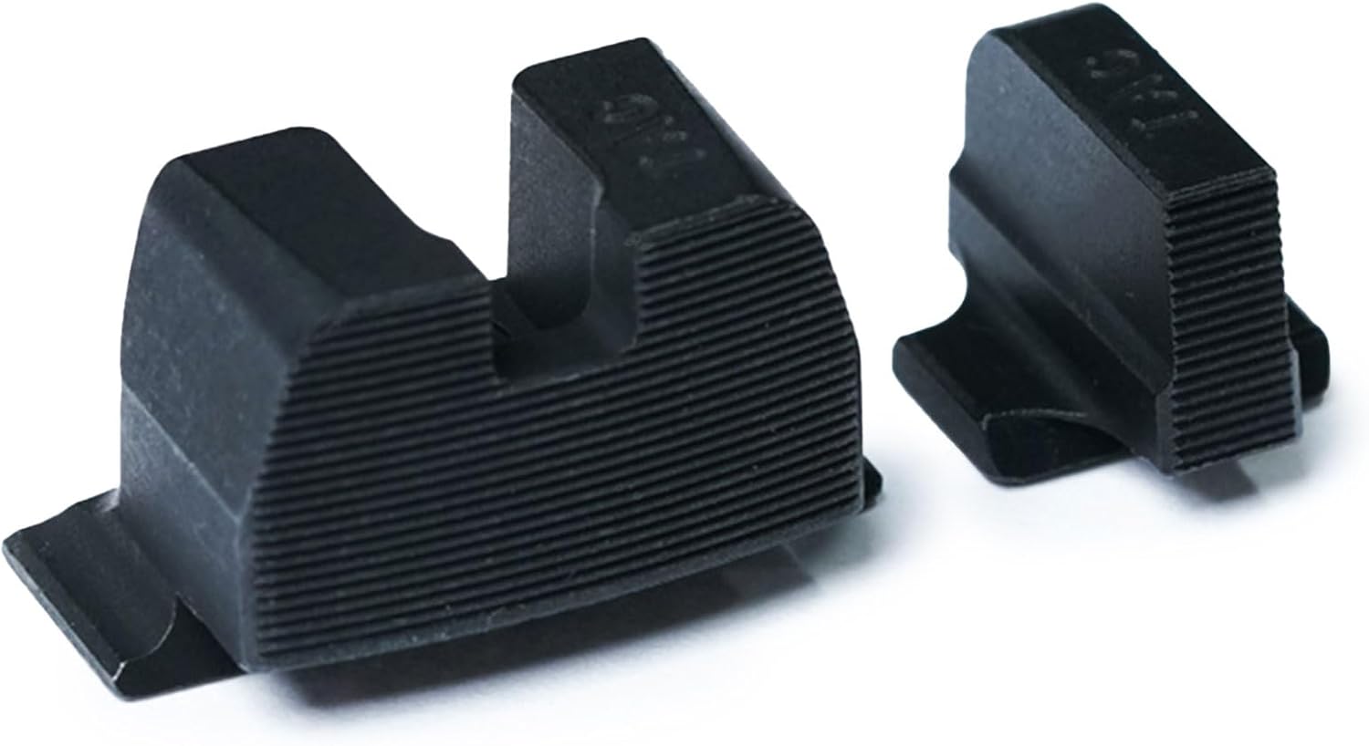 TAG PRECISION Optics Ready Gun Sights Compatible with Smith & Wesson M&P & M2.0 - Full Size & Compact (9mm, 40 S&W, 45 ACP) | Steel Nitride Coated Front & Rear Handgun Sights