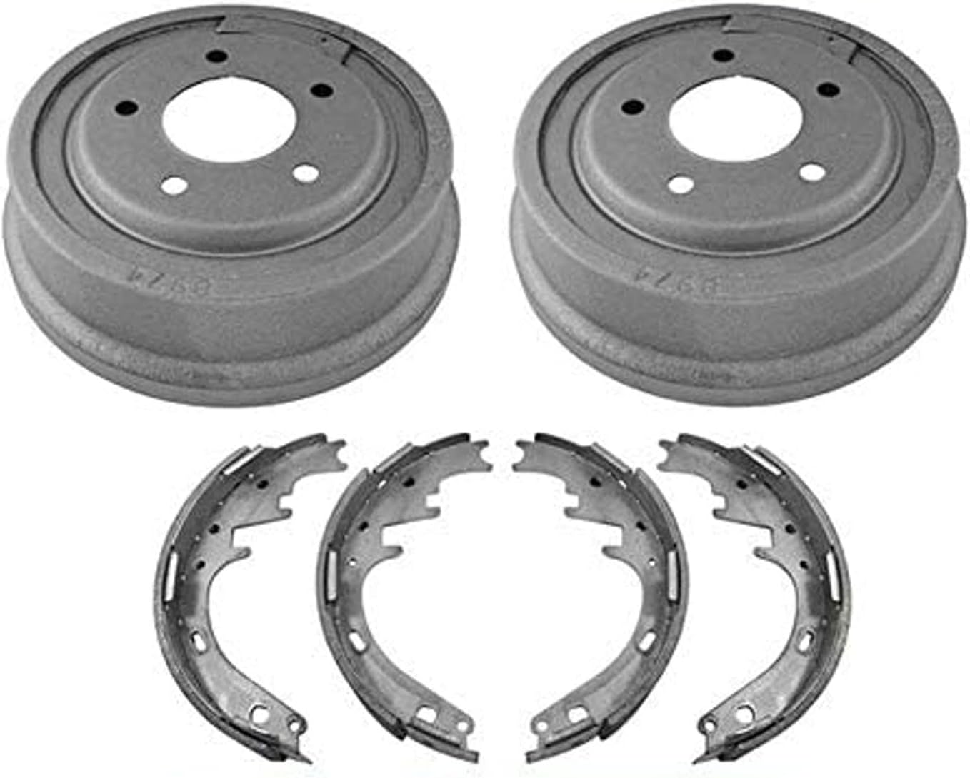 New Rear Brake Drums & Shoes 100 All New 3pc Kit for Ford F150 & BRONCO 8796
