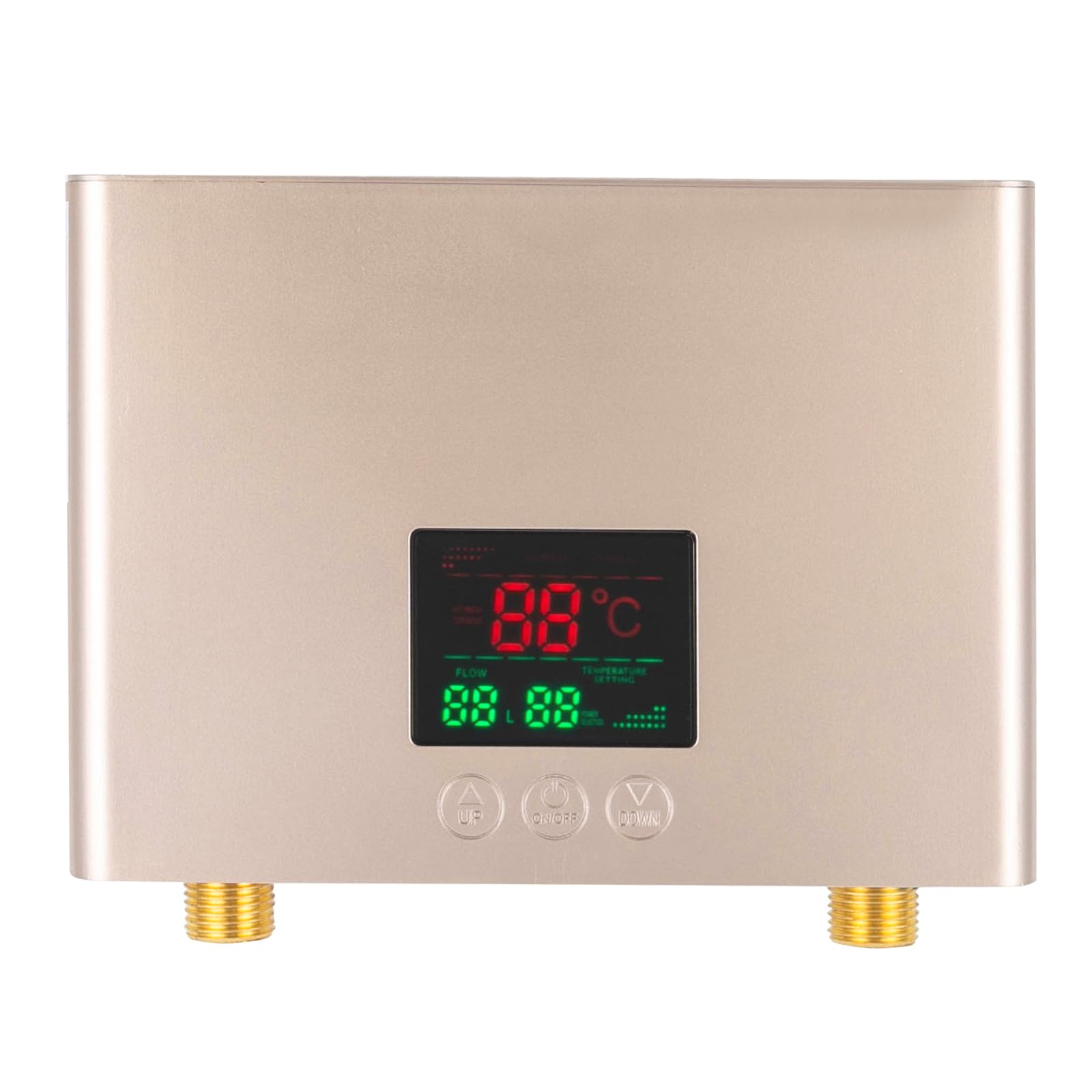 Mini scaldacqua istantaneo, 3000 W, scaldabagno elettrico con termostato, 30-55 °C, senza serbatoio, con telecomando, AC 220 V