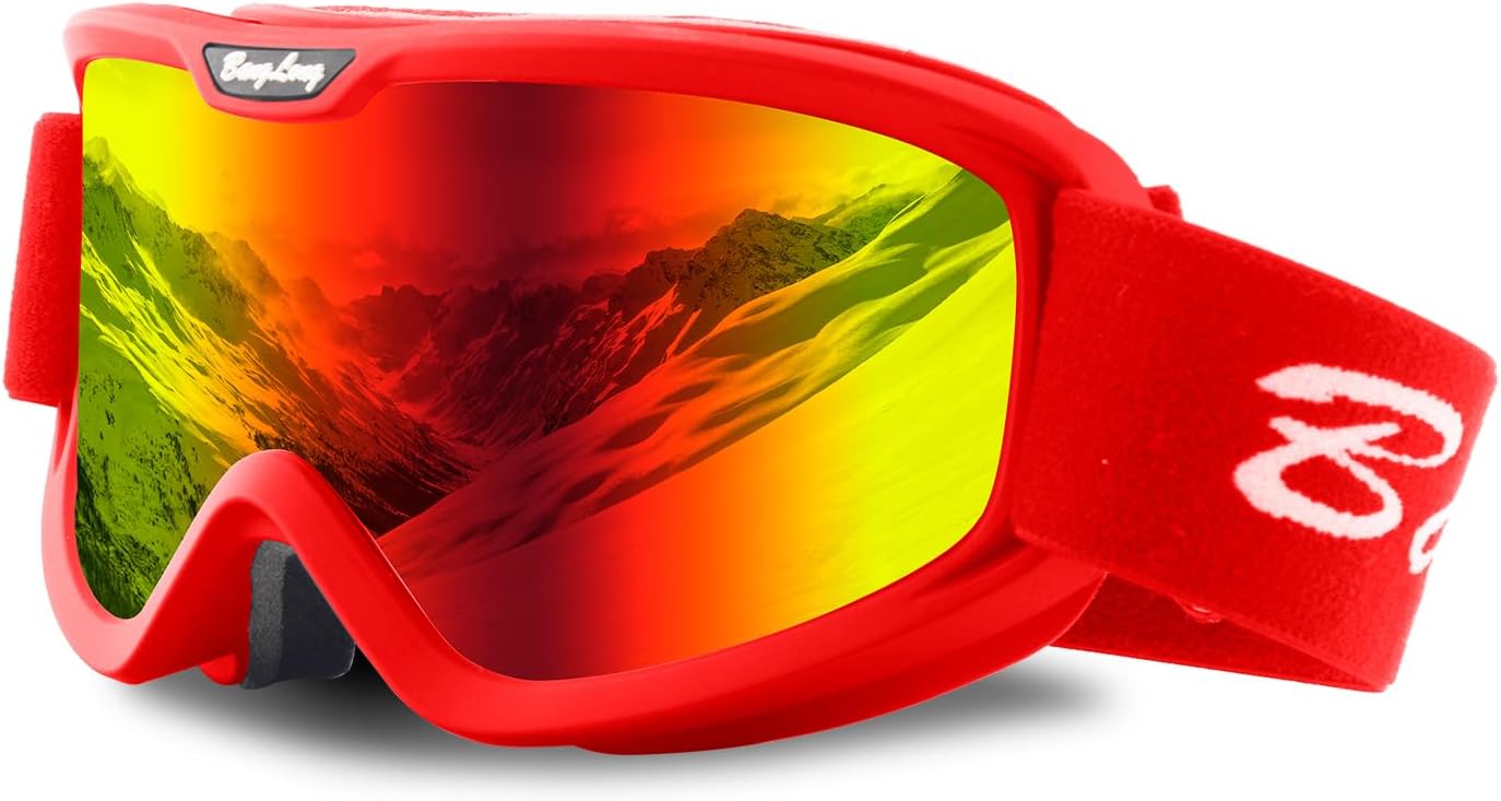 BangLong Ski Goggles, Snowboard/Snow Goggles Anti Fog UV Protection Design for Men Women Skiing, Skating,Snowmobilet,Youth