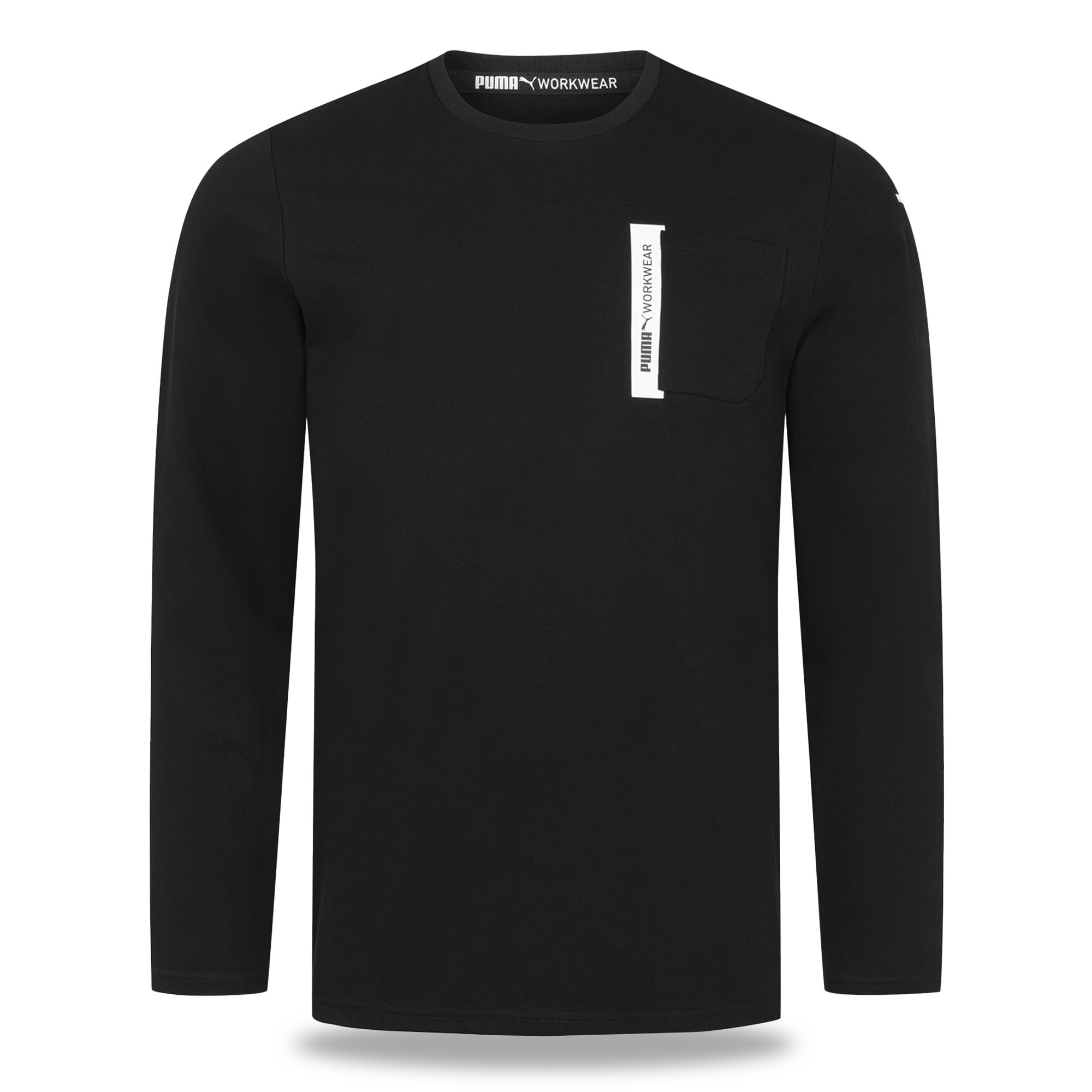 PUMA Workwear Advanced Kollektion - Longsleeve Herren Pullover - Brusttasche und Utility Fach an der Schulter, Strapazierfähiges und atmungsaktives Gewebe - Für Handwerk und Logistik