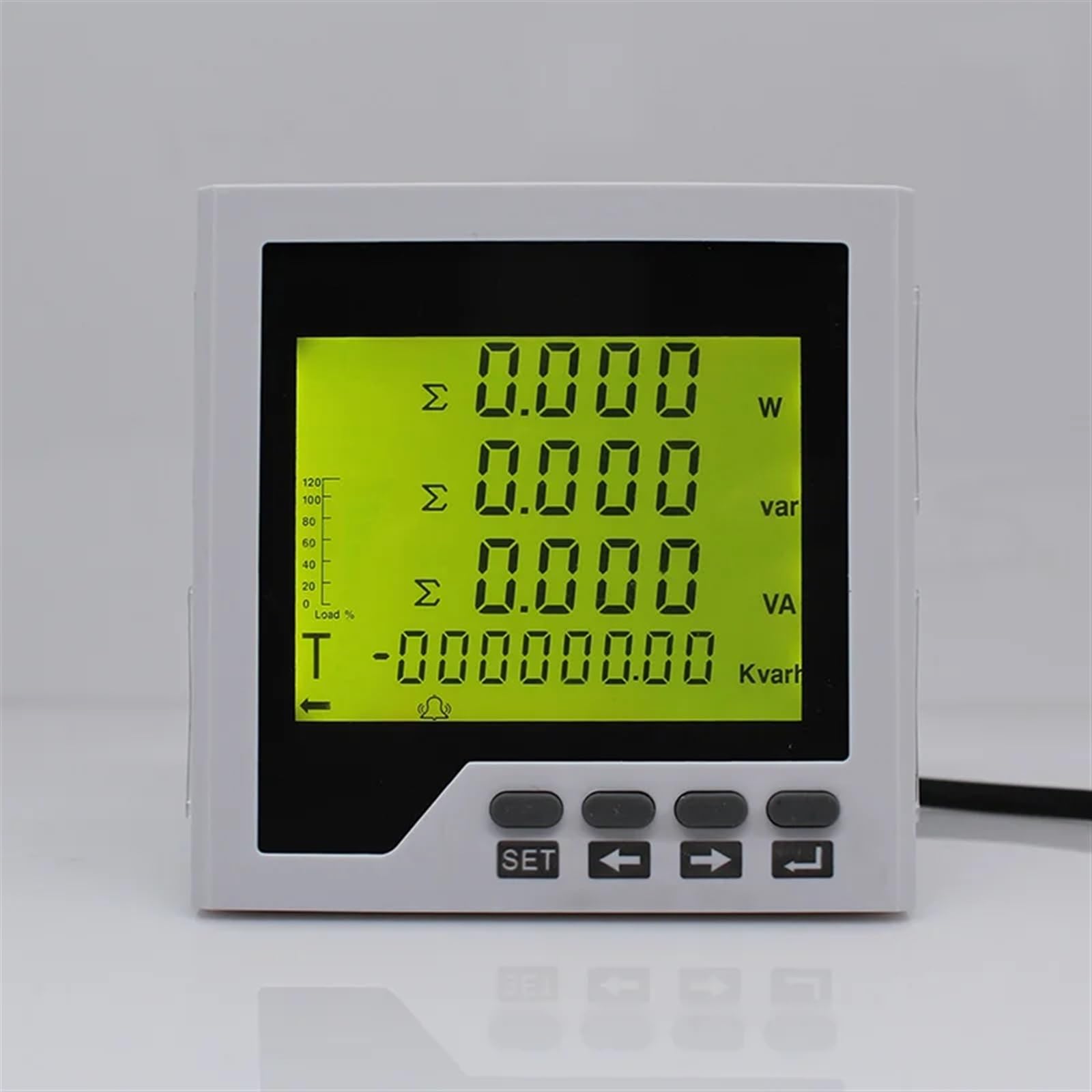 Compteur multifonction LCD triphasé facteur de puissance énergie KWh AC450V ampèremètre voltmètre wattmètre RS485 avec transmetteur de courant (Color : AC 300A)