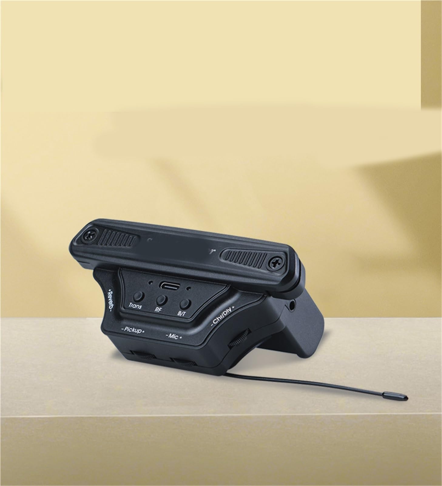 Pickup Chitarra Acustica Pickup per buca acustica per chitarra acustica nero opaco folk da esterno
