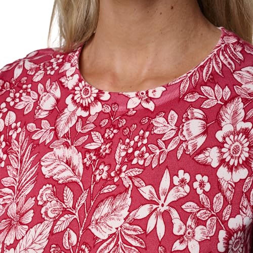 Image of Nautica Women's Crew Neck Solid Short Sleeve Sweater
