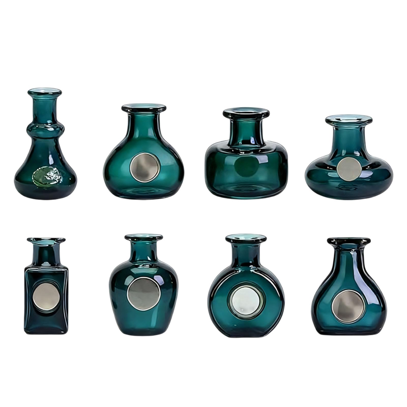 Oxxggkao Refrigerator Small Plant Pots Miniature Hydroponic Vase Fridge Magnets for Offices Whiteboards Kitchens Door Decoration Miniature Hydroponic Vase Fridge Magnets
