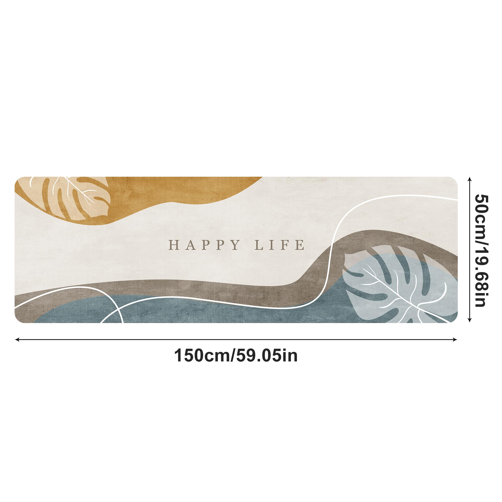 Alfombras de baño Antideslizantes,Súper Absorbente Alfombras Ducha,Alfombrilla de Microfibra Antideslizante,Alfombrilla de Baño Absorbente Antideslizante Lavable (50X150CM, CF36)