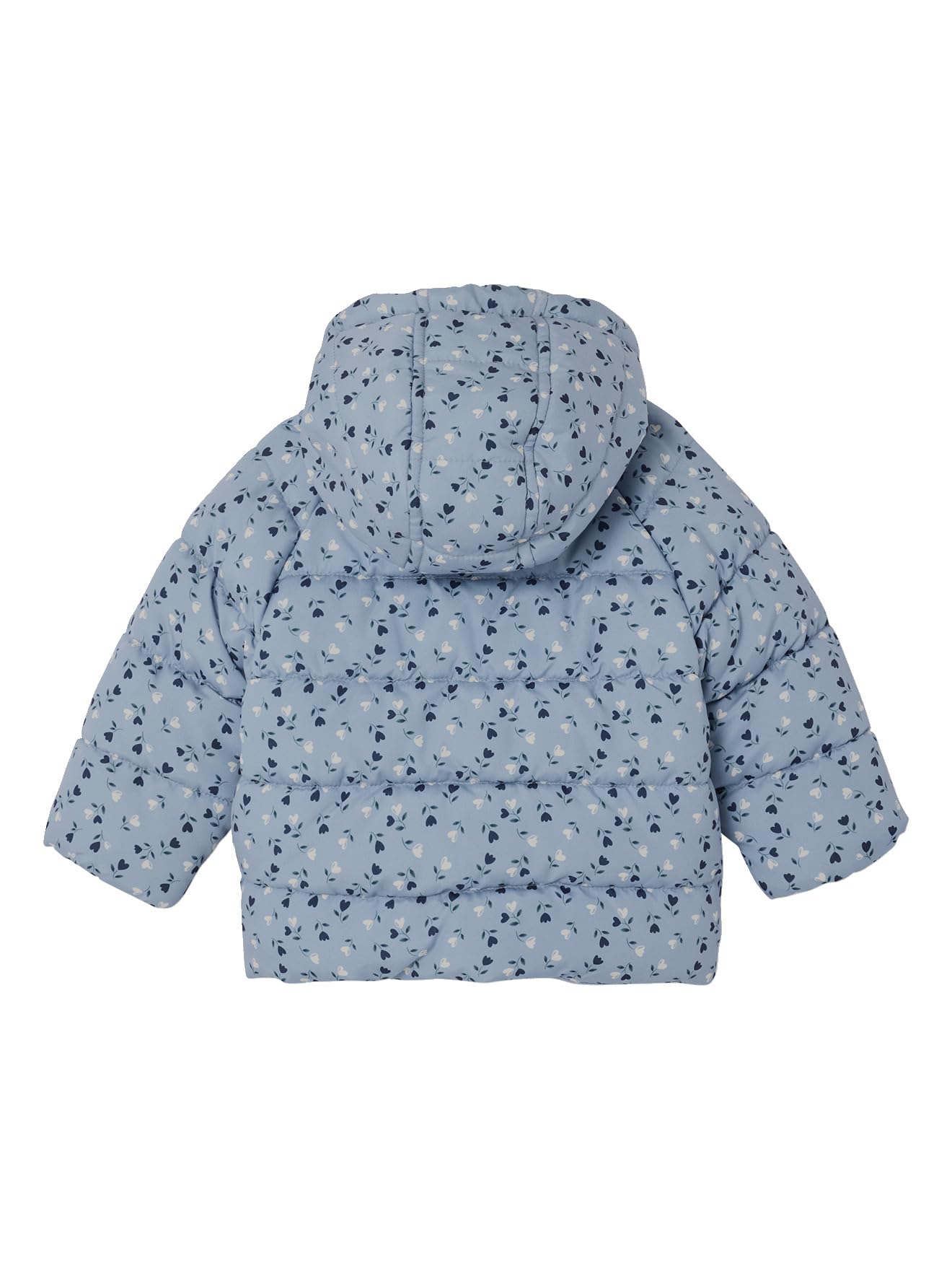 Vertbaudet Gefütterte Baby Steppjacke, Wickelform, Recycling-Polyester