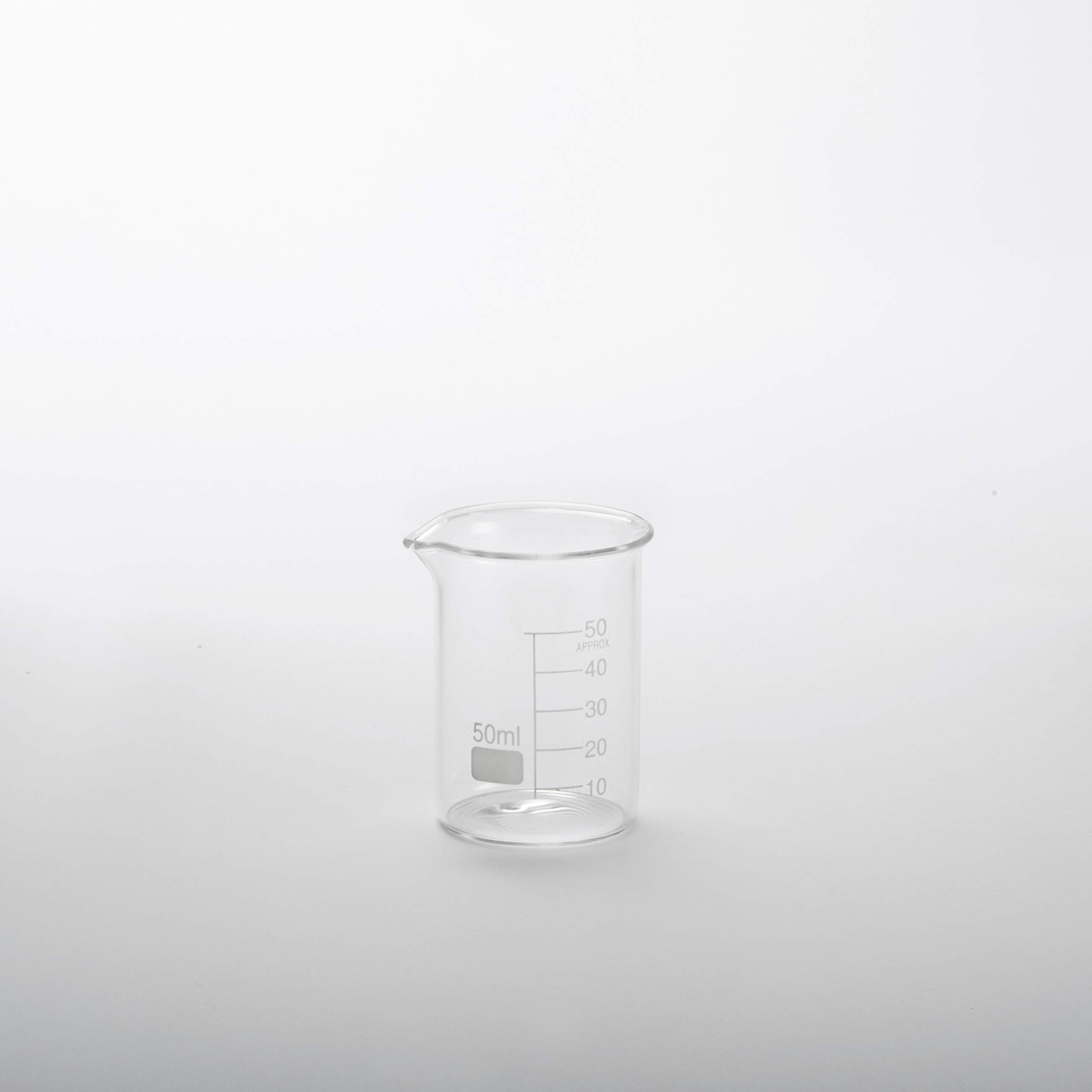 American Metalcraft GBE2 Chemistry Beaker, Glass, 1-3/4 oz. Capacity, 1-3/4" Diameter, 2-1/4" Height