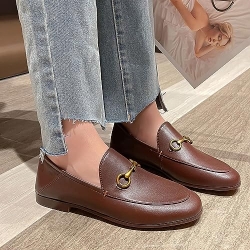 Image of Vertundy Loafers for Women Penny Loafer Comfortable Slip On Dressy Casual Business Work Office Shoes