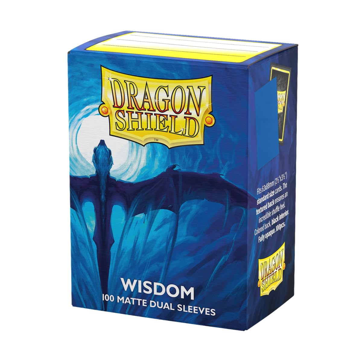 Arcane Tinmen Dragon Shield 15057 Dual Matte: Wisdom 100 Count Standard Size Sleeves