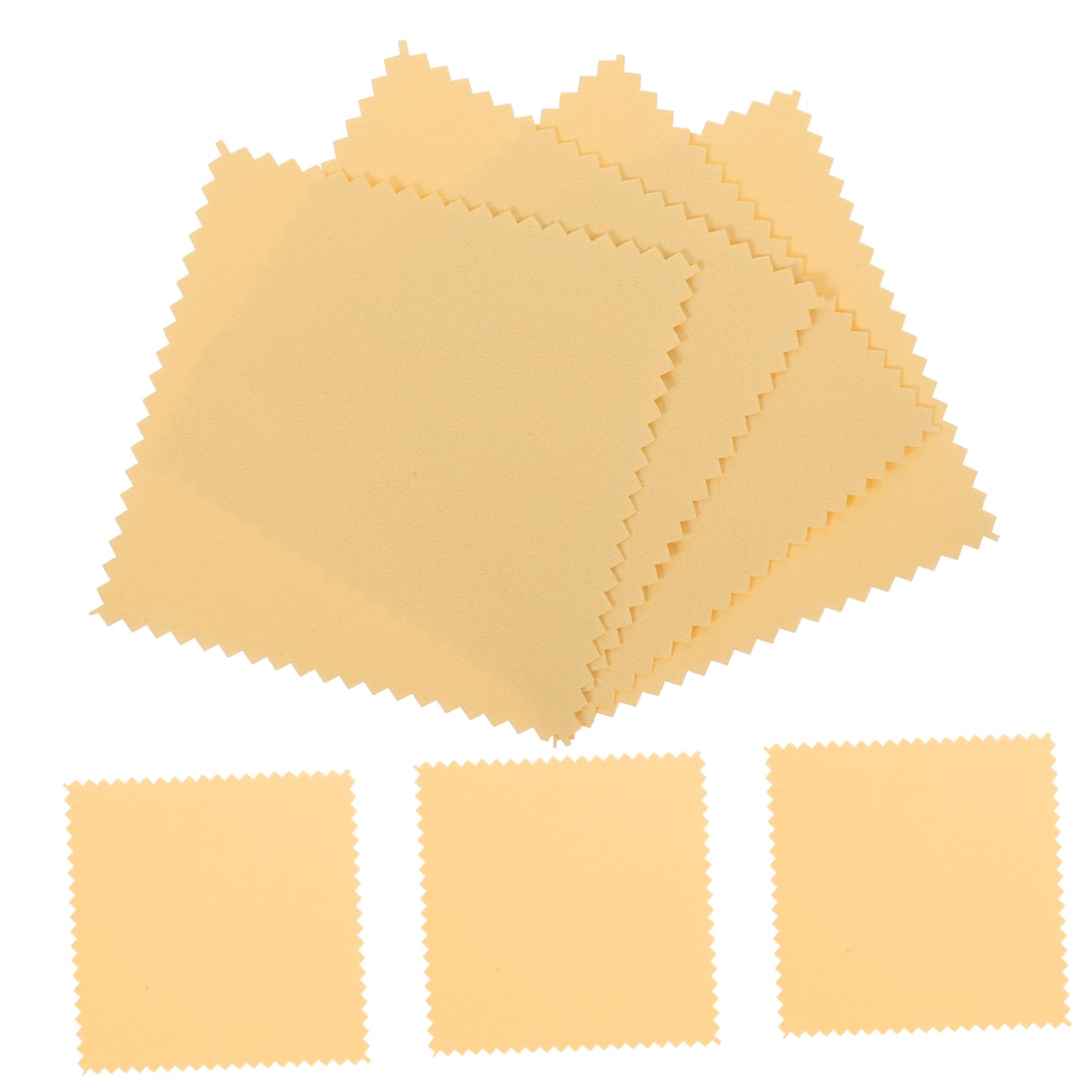 TIDTALEO 10pcs Car Wax Applicator Towels Microfiber Buffing Towels for Automotive Detailing Polishing Enhanced Absorbent Cloths for Car Waxing Shine