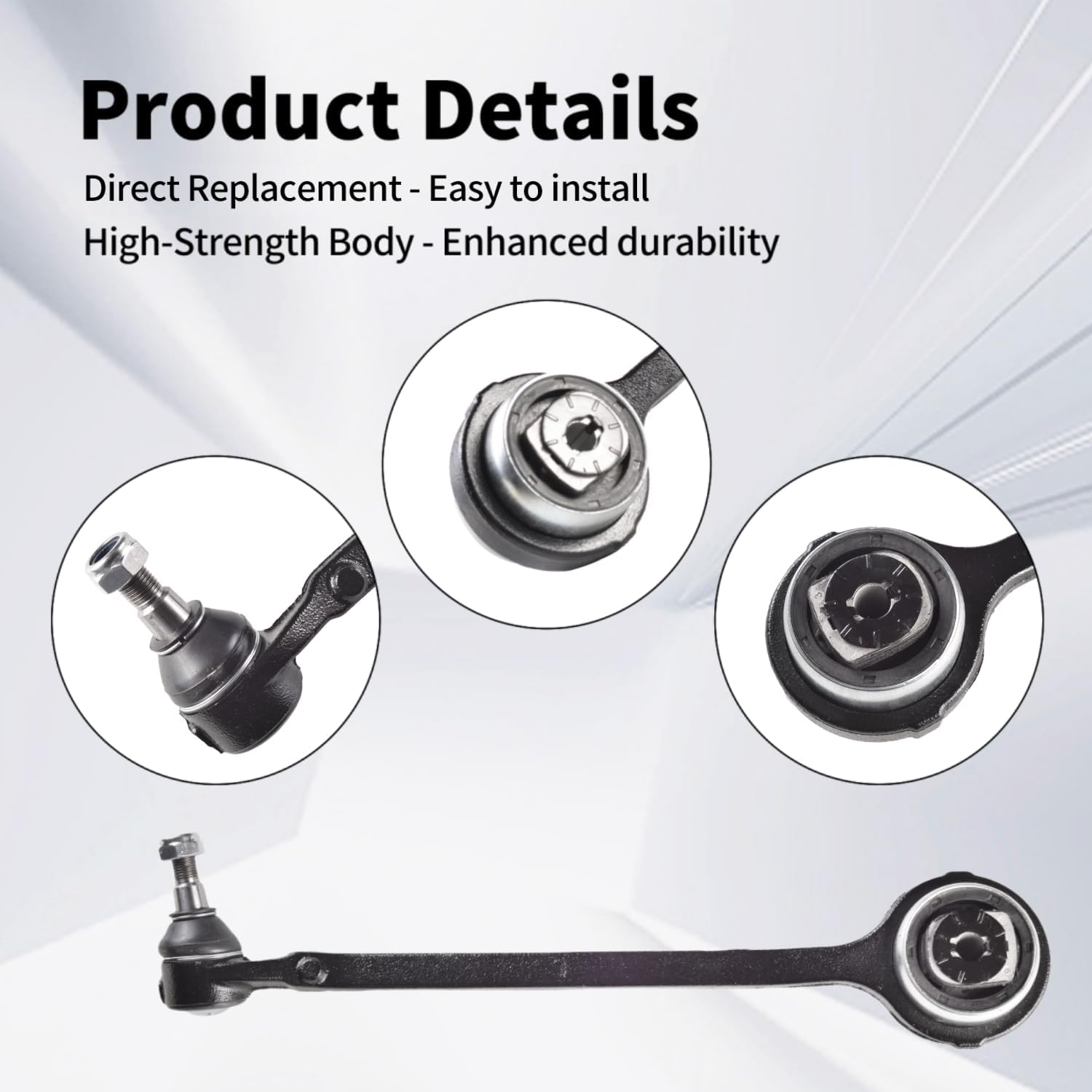 Front Lower Control Arms with Ball Joints Assembly Compatible with Chrysler 300,Dodge Challenger Charger 2 Pcs K622224,K622225