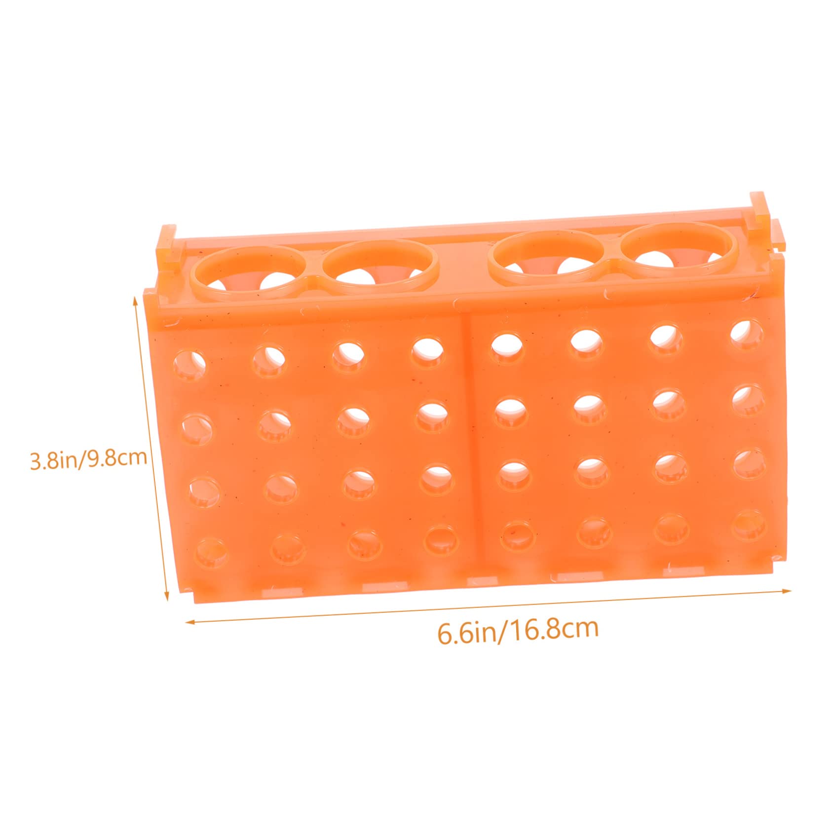 STOBAZA 2pcs Microcentrifuge Tube Rack Storage Shelf Plastic Tube Holder for Laboratory Stands Random