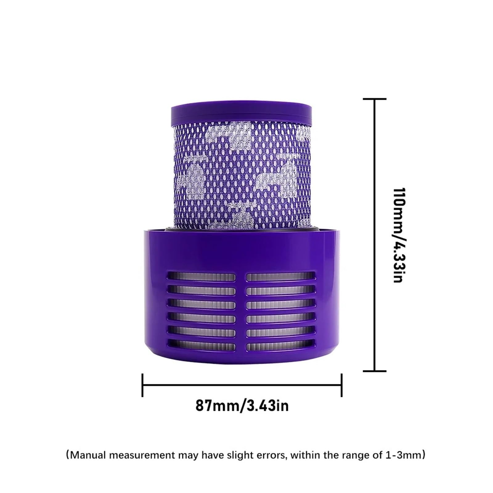Filtro Hepa,Compatible con Dyson, V10 SV12 Robot aspirador accesorios de limpieza repuestos(3pc with brush)