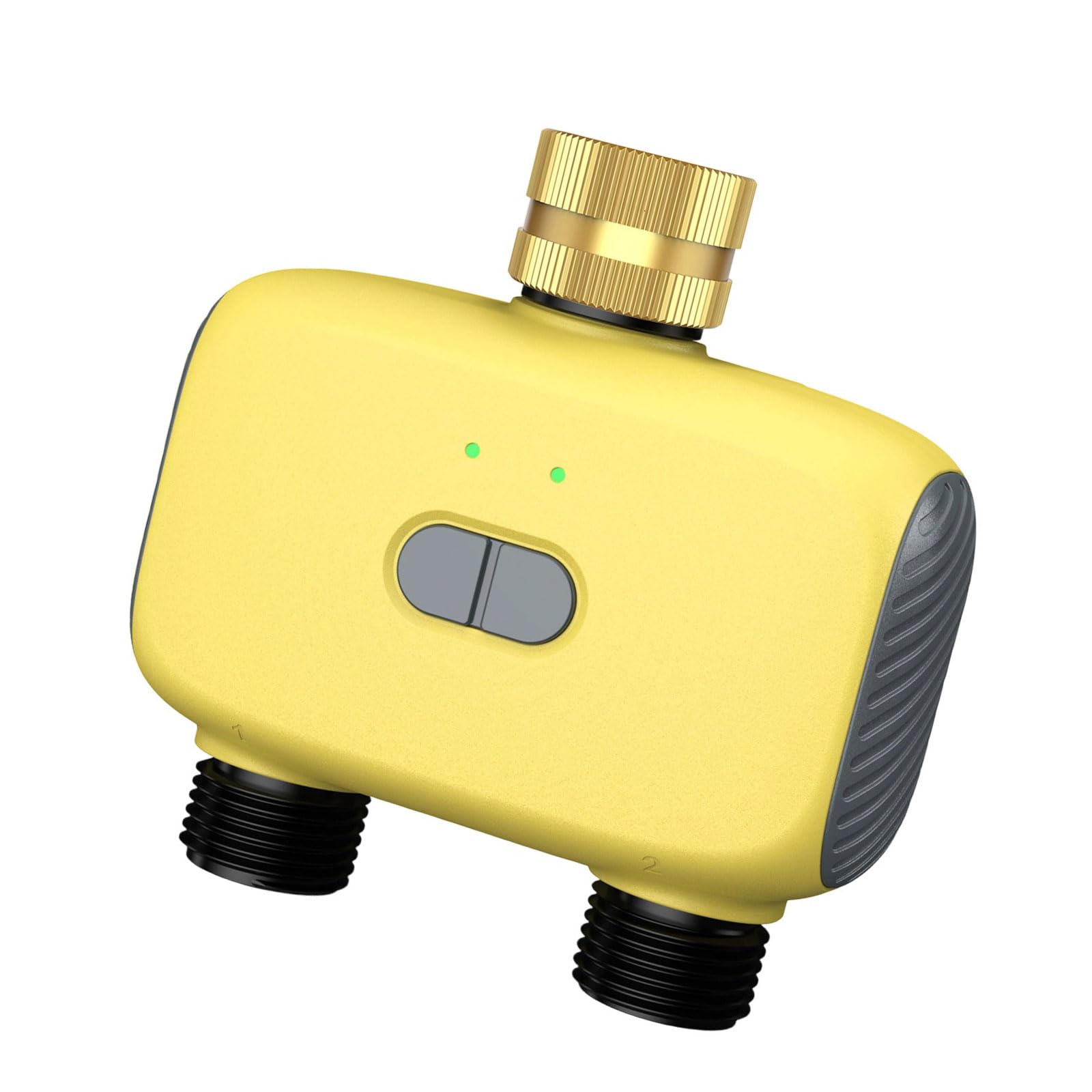 Easy Operated Garden Irrigation Sprinkler Timer with Double Outlet App Controlled Design for Lawns Yard Plant Watering Outdoor Water Timer with Rain Delay