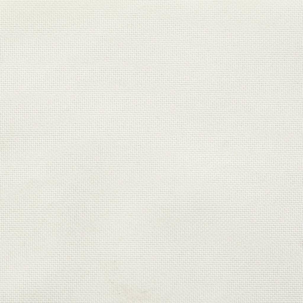 vidaXL Cuscino per Lettino Prendisole Crema Mélange 200x50x4cm Tessuto