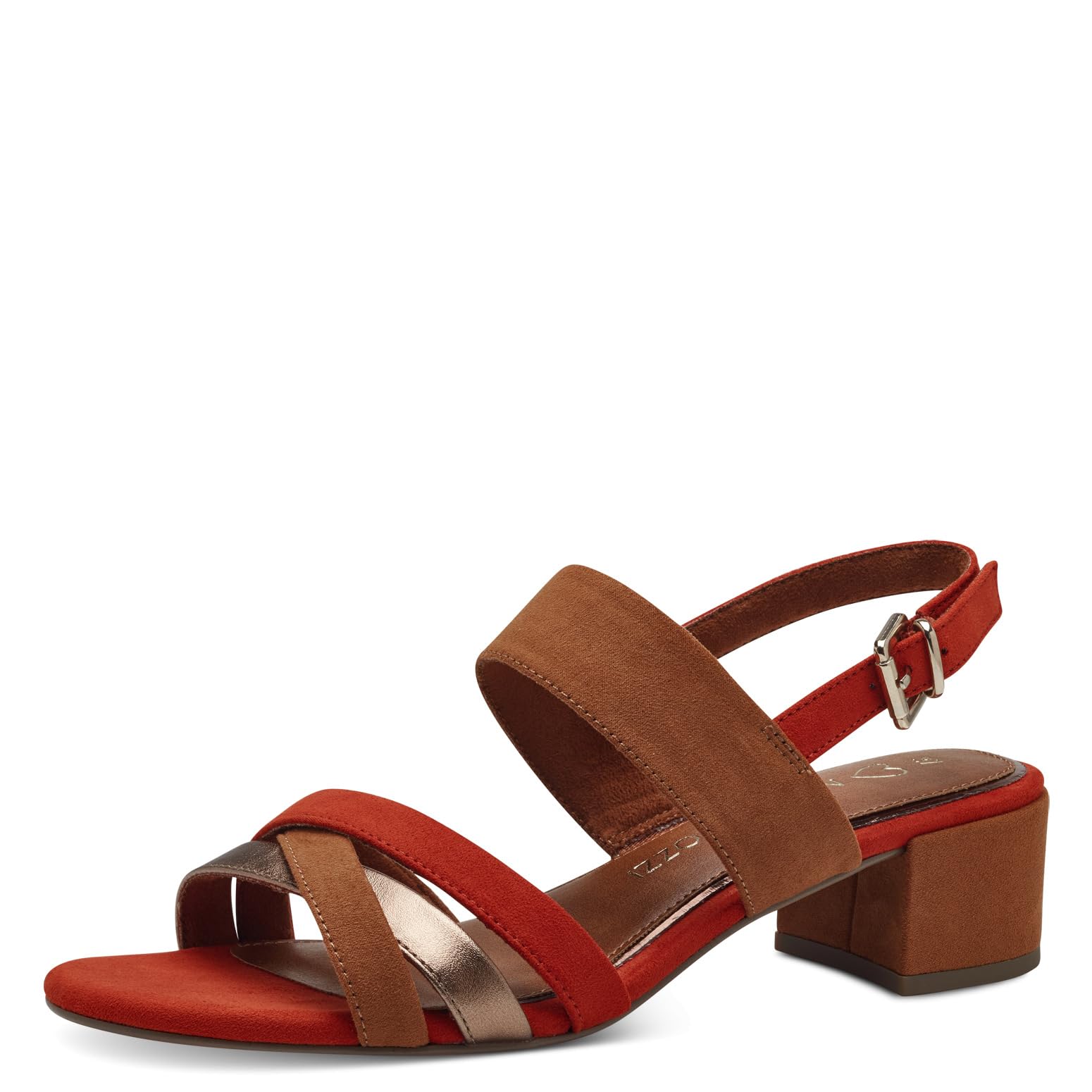 MARCO TOZZI Women's 2-28235-42 Heeled Sandal, TERRACOTTA COM, 4