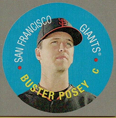 BUSTER POSEY "HERITAGE DISCS - WALMART EXCLUSIVE" COLLECTIBLE BASEBALL CARD - 2016 TOPPS