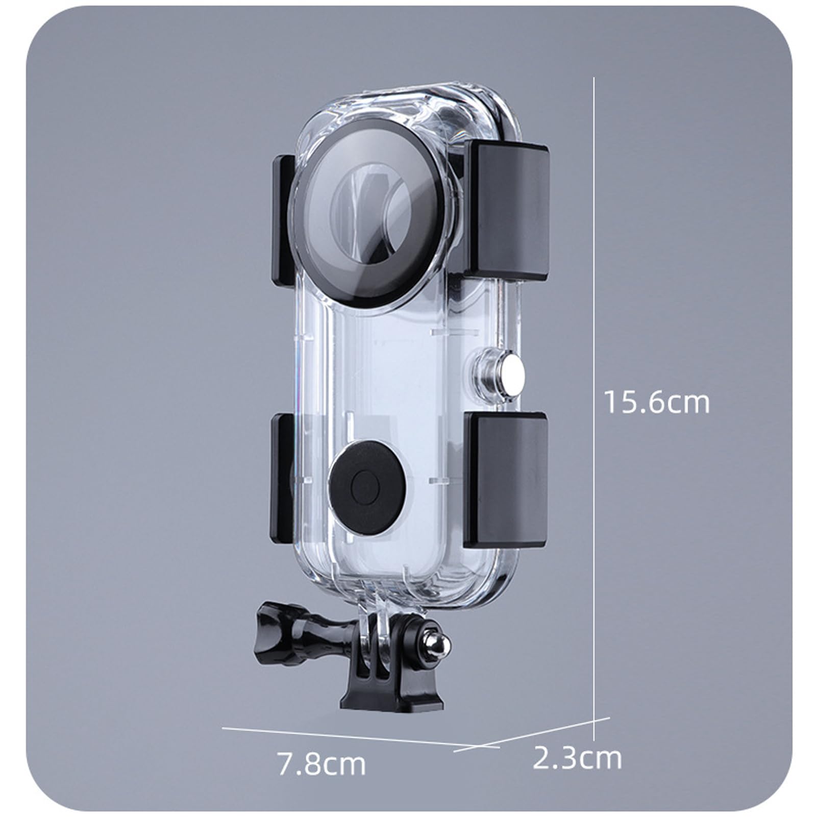 Yunseity Boîtier étanche 40m/131ft pour One X2, Coque de Protection du Boîtier de Plongée pour la Photographie de Plongée sous-Marine