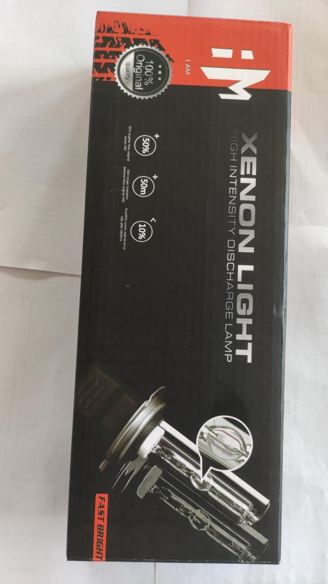 55 W H7 Xenon-HID-Ersatz-Scheinwerferlampe (6000 K, 1 Paar)