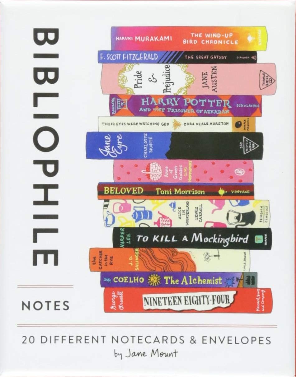 Bibliophile Notes 20 Different Notecards & Envelopes