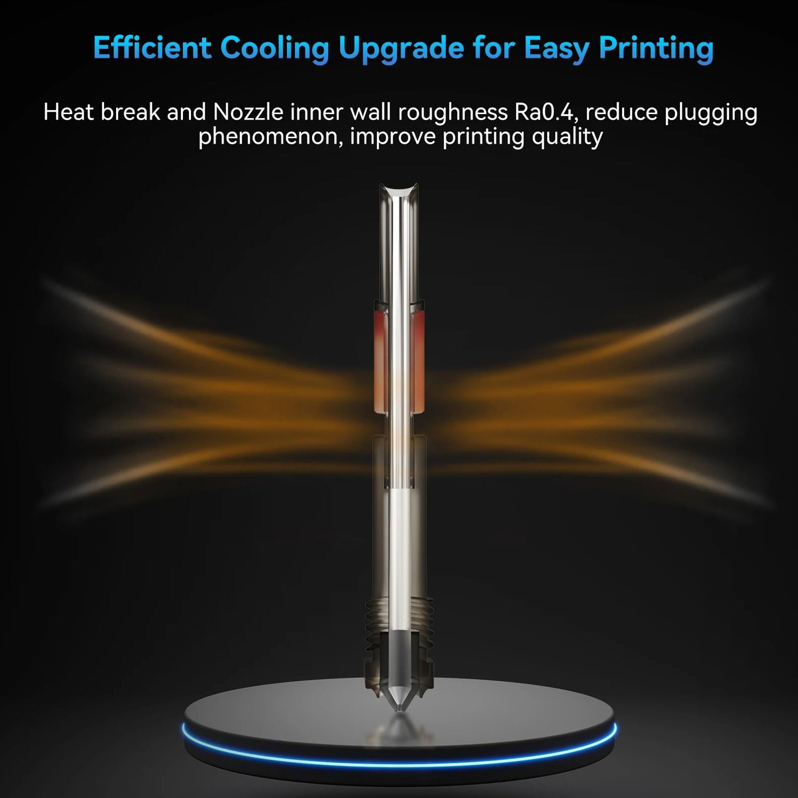 3D Printer Hot End Kit, TZ4.0 Integrated Metal Hotend with 0.4mm Nozzle, 3D Printer Assembled Extruder Hotend Kit for Bambuab P1S P1P X1 x1 c X1E 3D Printer Accessories