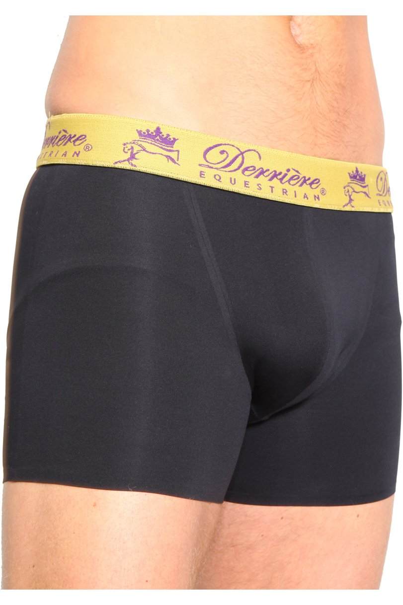 Mens Bonded Padded Shorty Black
