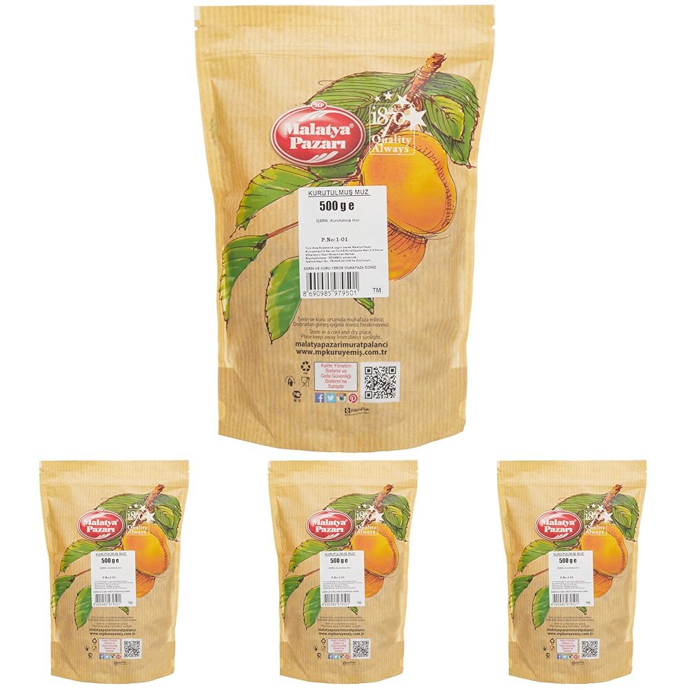 Malatya Pazarı Muz İthal 500 Gr (4 paketi)
