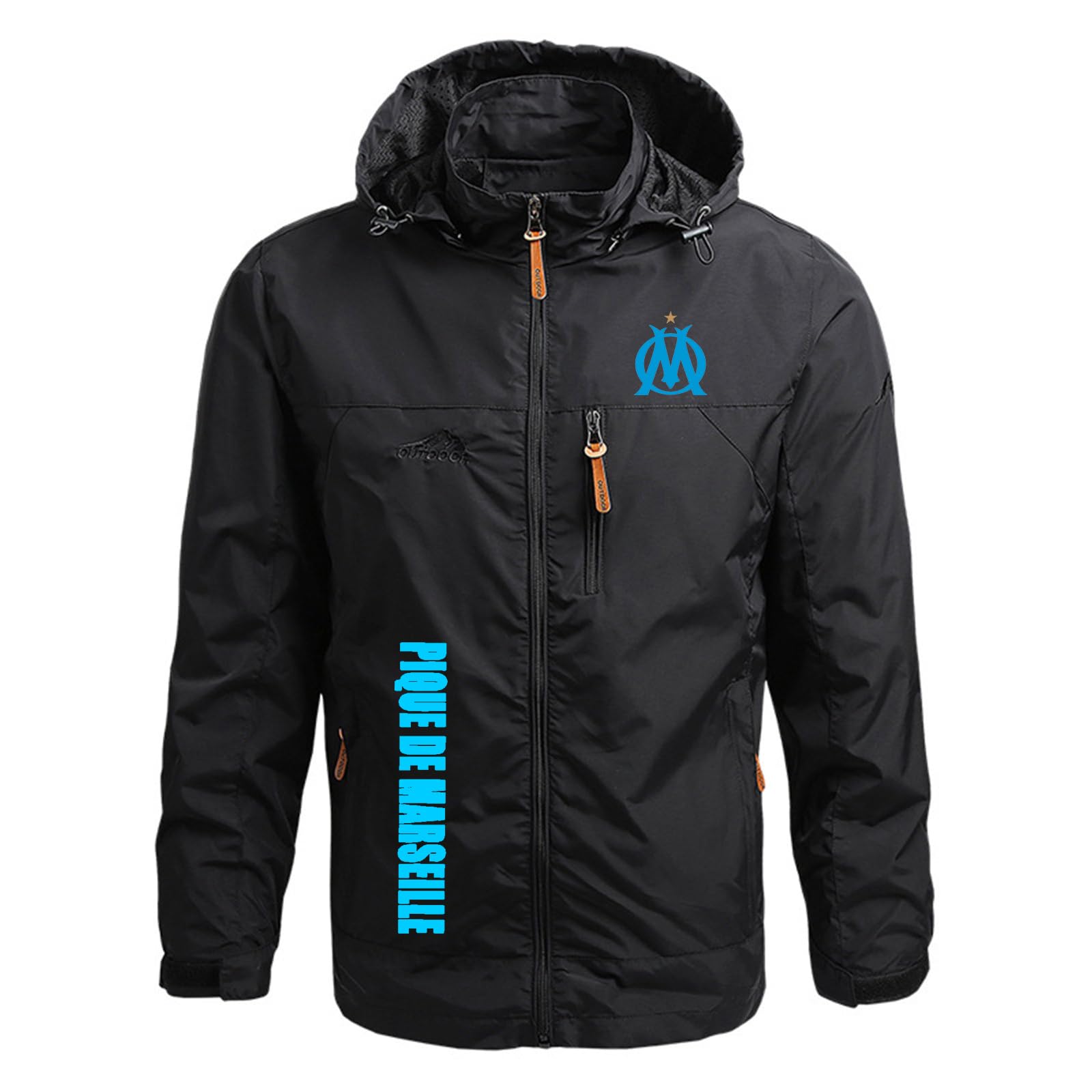 Męskie kurtki softshell bluzy z kapturem dla P.D. Marsylia płaszcz outdoorowy do biegania wiatrówka płaszcz przeciwdeszczowy lekka kurtka z kapturem topy