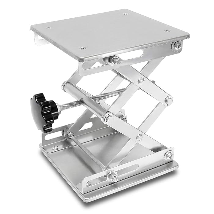 Buy WISAMIC Lab Jack 6x6 inches, Lab Jack Scissor Stand Platform, Stainless Steel Laboratory