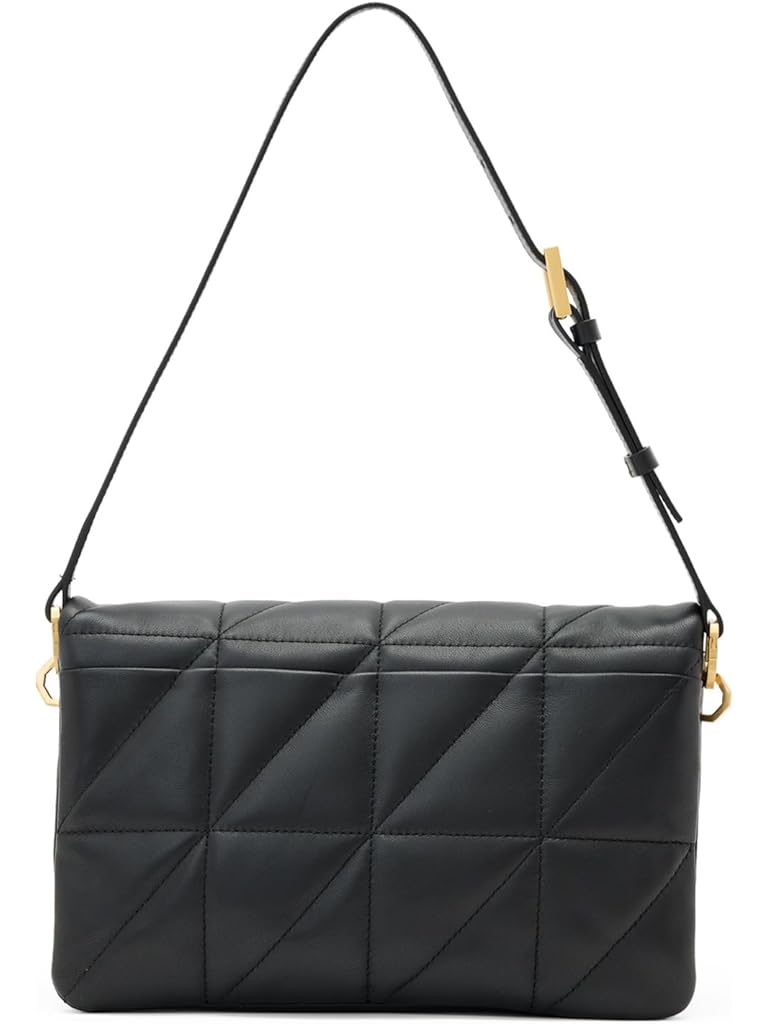 Black AllSaints Ondine Quilt Shoulder