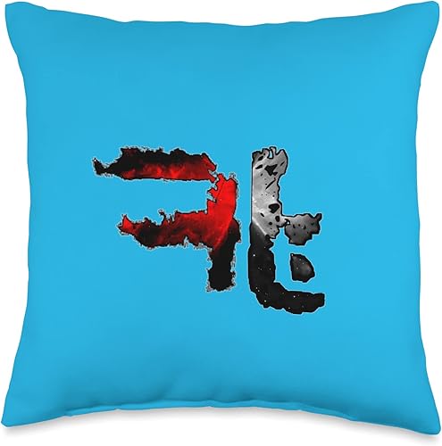 Finding Thetis - FT Almohada con logotipo de banda 16 x 16 pulgadas multicolor Finding Thetis - FT Almohada con logotipo de banda 16 x 16 pulgadas multicolor