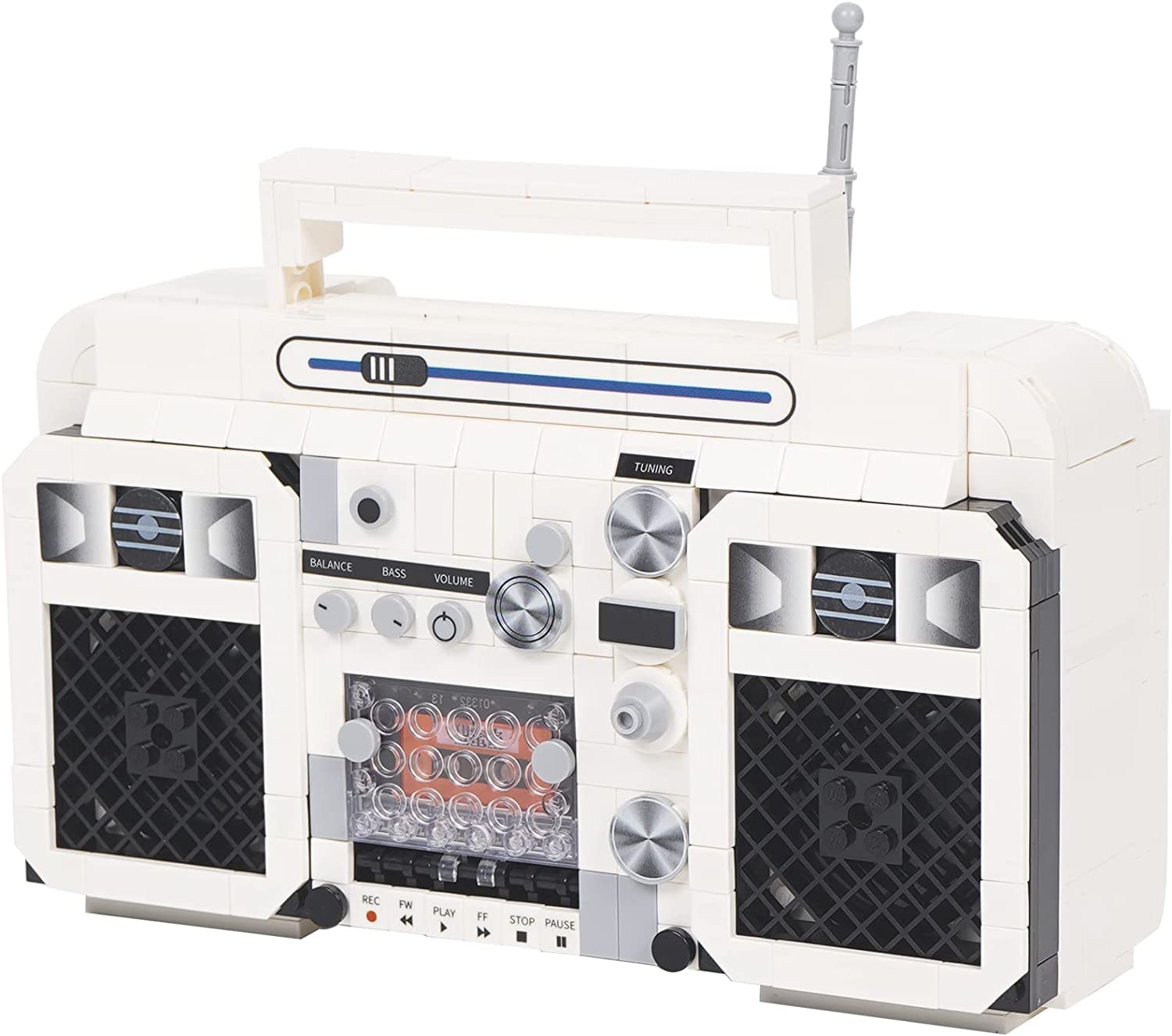 Technic Radio Building Kit, 645 Pcs Retro Radio Model Building Blocks, Mini Nano Block Building Kits Toys for Adults
