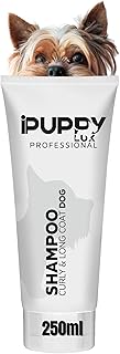 Hundeshampoo 250 ml – iPuppy Lux Professional Hunde Shampoo Sensitive für Langhaar & Unterwolle – Sanfte Fellpflege ohne Silikone – Hundeshampoo gegen Geruch – Ideal für Yorkshire Terrier & Pudel product image