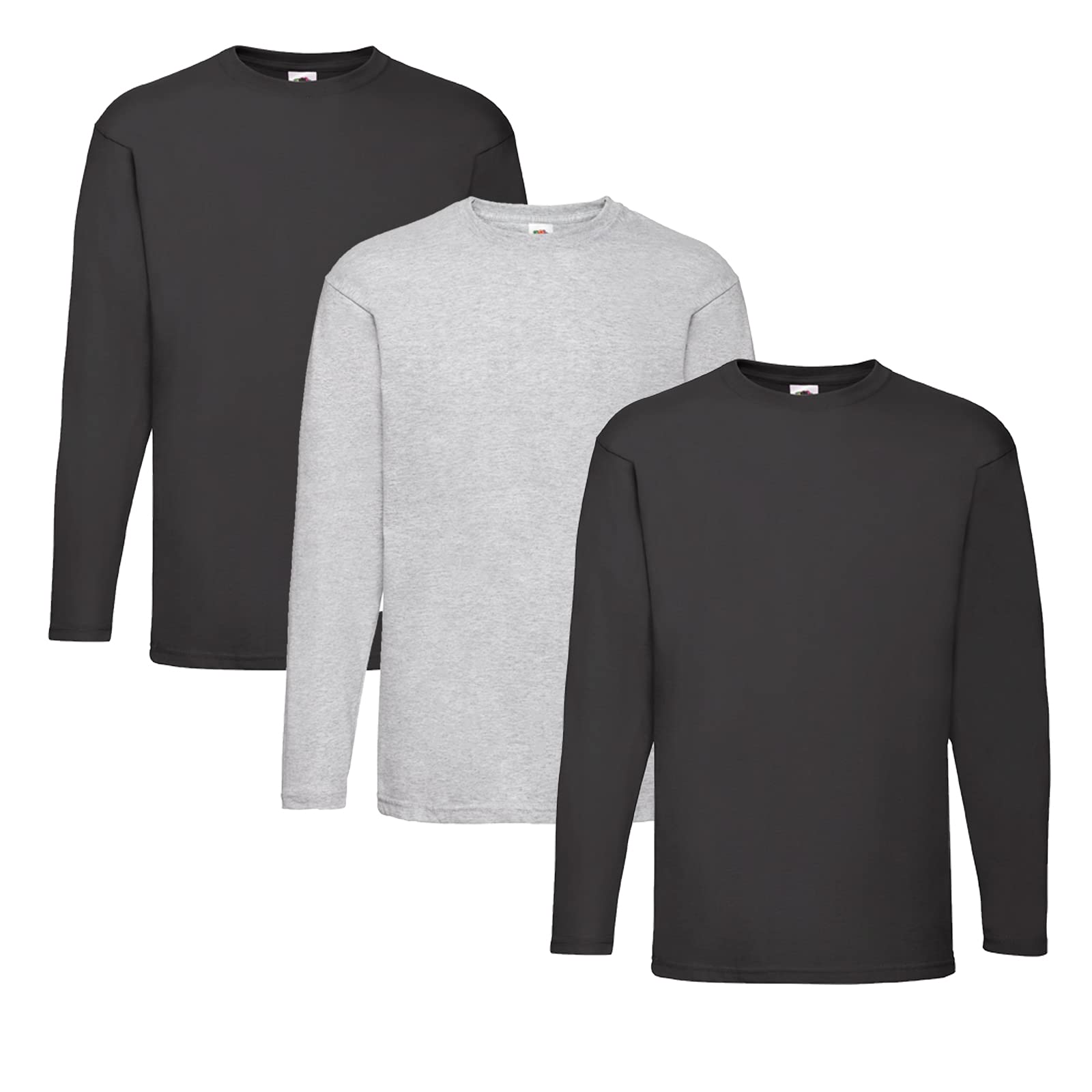 Fruit of the Loom Men's Long-Sleeved Valueweight Tee Sports Top, Matt, XL