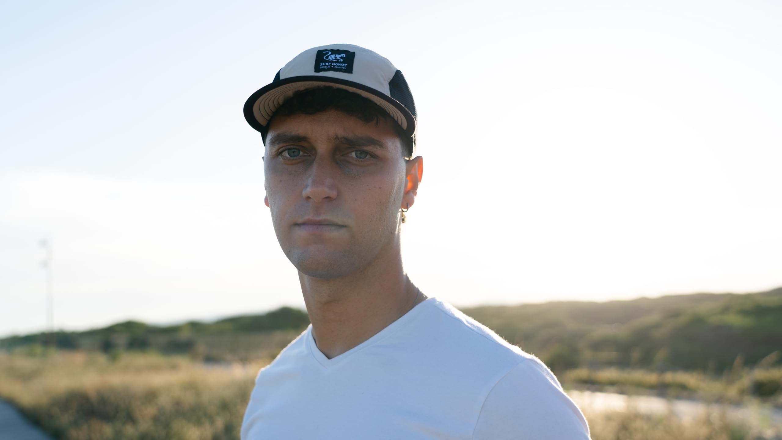 Surf Monkey Sportowa czapka 5-panelowa - bieganie - poliester z recyklingu - wodoodporny - bez fluoru DWR - dla dorosłych
